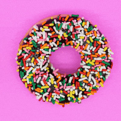 Image of a Chocolate Donut disappearing bite by bite