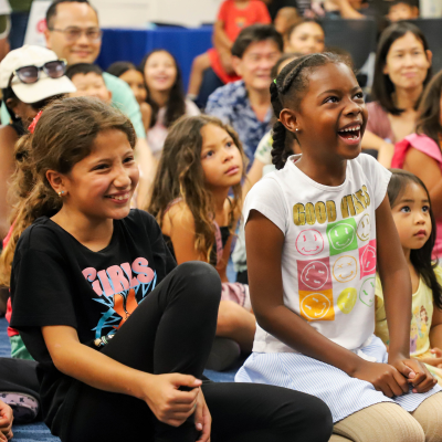Canyon Hills Branch - Image of Children laughing.nkers