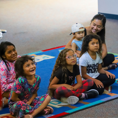 Ponderosa Joint-Use Branch children laughing